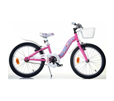 DINO Dječji bicikl Unicorn, 20", bijelo-rozi